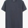 Tee-shirt Col Rond Regular Fit En Coton Biologique | Bleu -BALIBARIS Boutique 3810274
