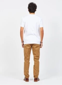 Tee-shirt Col Rond Regular Fit En Coton Biologique | Blanc -BALIBARIS Boutique 3839092