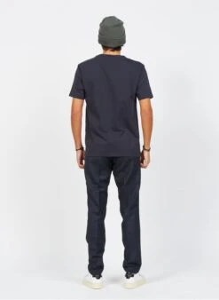 Tee-shirt Col Rond Regular Fit En Coton Biologique | Bleu -BALIBARIS Boutique 3839235