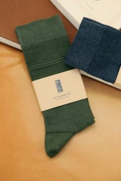 Chaussettes Bobby Khaki -BALIBARIS Boutique 393A0715