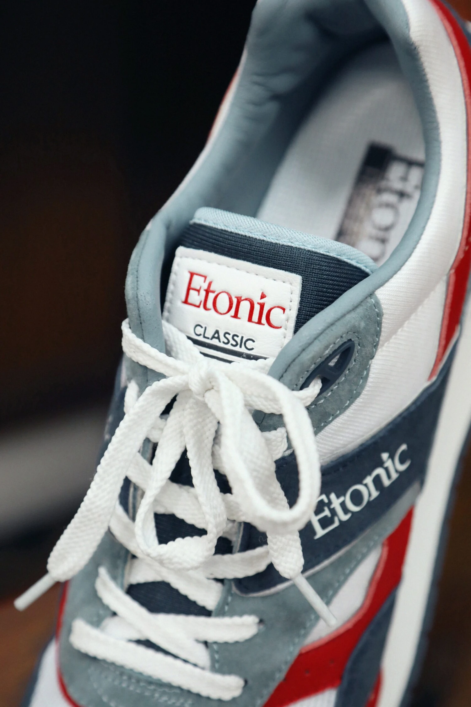 Basket Etonic Blanc Et Bleu 7 Basket Etonic Blanc Et Bleu – Image 5