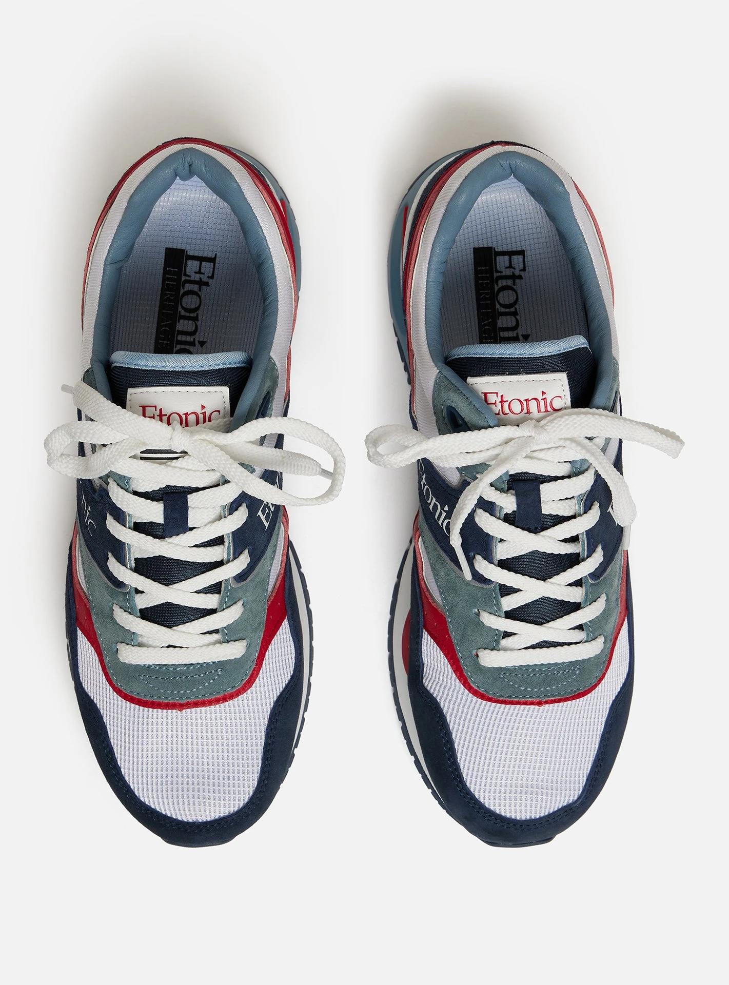 Basket Etonic Blanc Et Bleu 4 Basket Etonic Blanc Et Bleu – Image 2