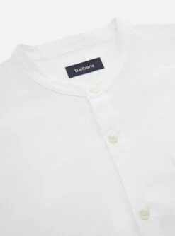Chemise En Lin Willis Blanc -BALIBARIS Boutique CHE1547WILLISWHITE P3