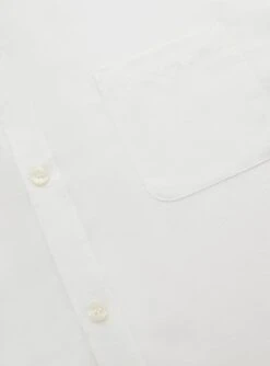 Chemise En Lin Willis Blanc -BALIBARIS Boutique CHE1547WILLISWHITE P4