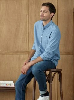 Chemise Soho Chambray -BALIBARIS Boutique CHE1628SOHOCHAMBRAY M5