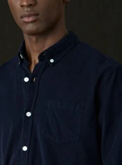 Chemise Tribeca En Velours Navy