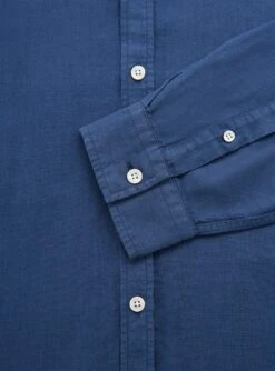 Chemise En Lin College Indigo -BALIBARIS Boutique CHE1719COLLEGEINDIGO P4