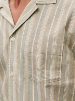 Chemise Harlem Tilleul Topaze -BALIBARIS Boutique CHE1949HARLEMTILLEULTOPAZE M4