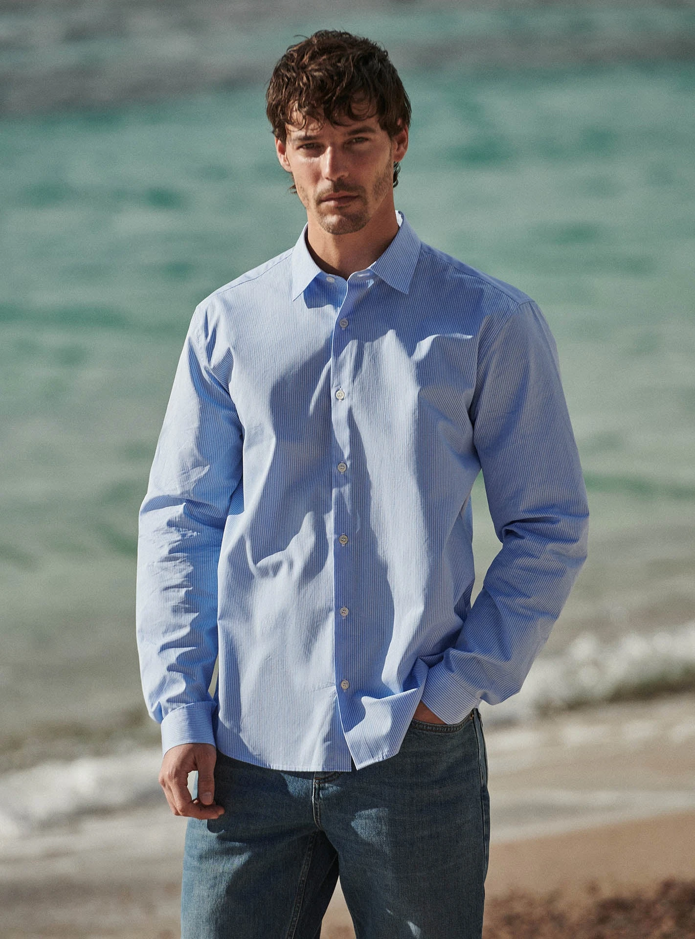 Chemise Jake Blue White 3 Chemise Jake Blue White