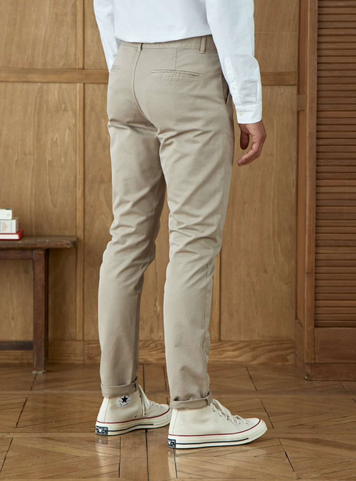 Chino Ajusté Charles Beige 3 Chino Ajusté Charles Beige