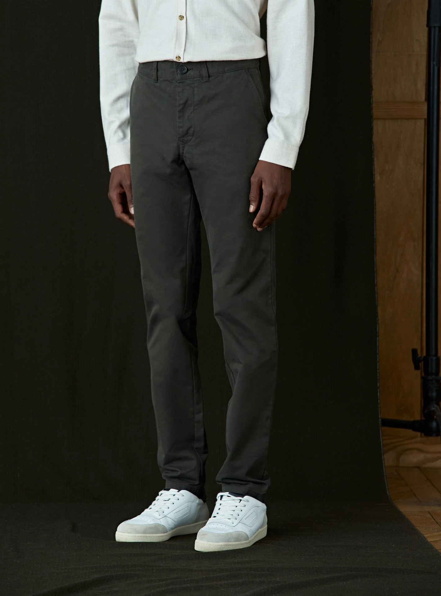 Chino Ajusté Charles Sea Moss 3 Chino Ajusté Charles Sea Moss