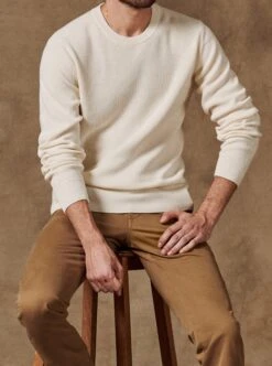 Chino Ajusté Charles Sienna Beige