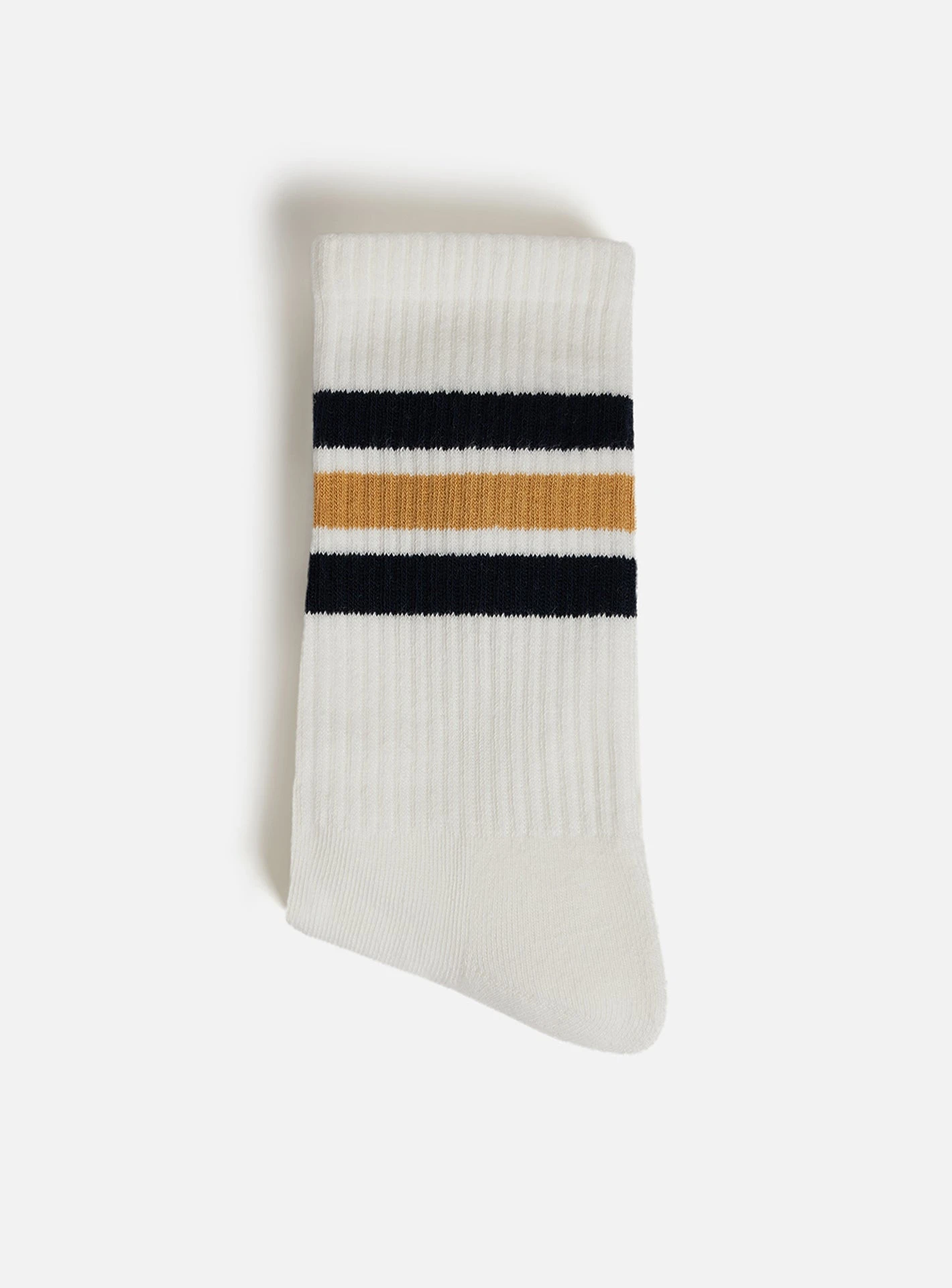 Chaussettes Buddy Blanc Jaune 3 Chaussettes Buddy Blanc Jaune