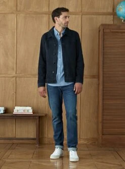 Cuir Simon Dark Navy -BALIBARIS Boutique CUI1839SIMONDARKNAVY M1