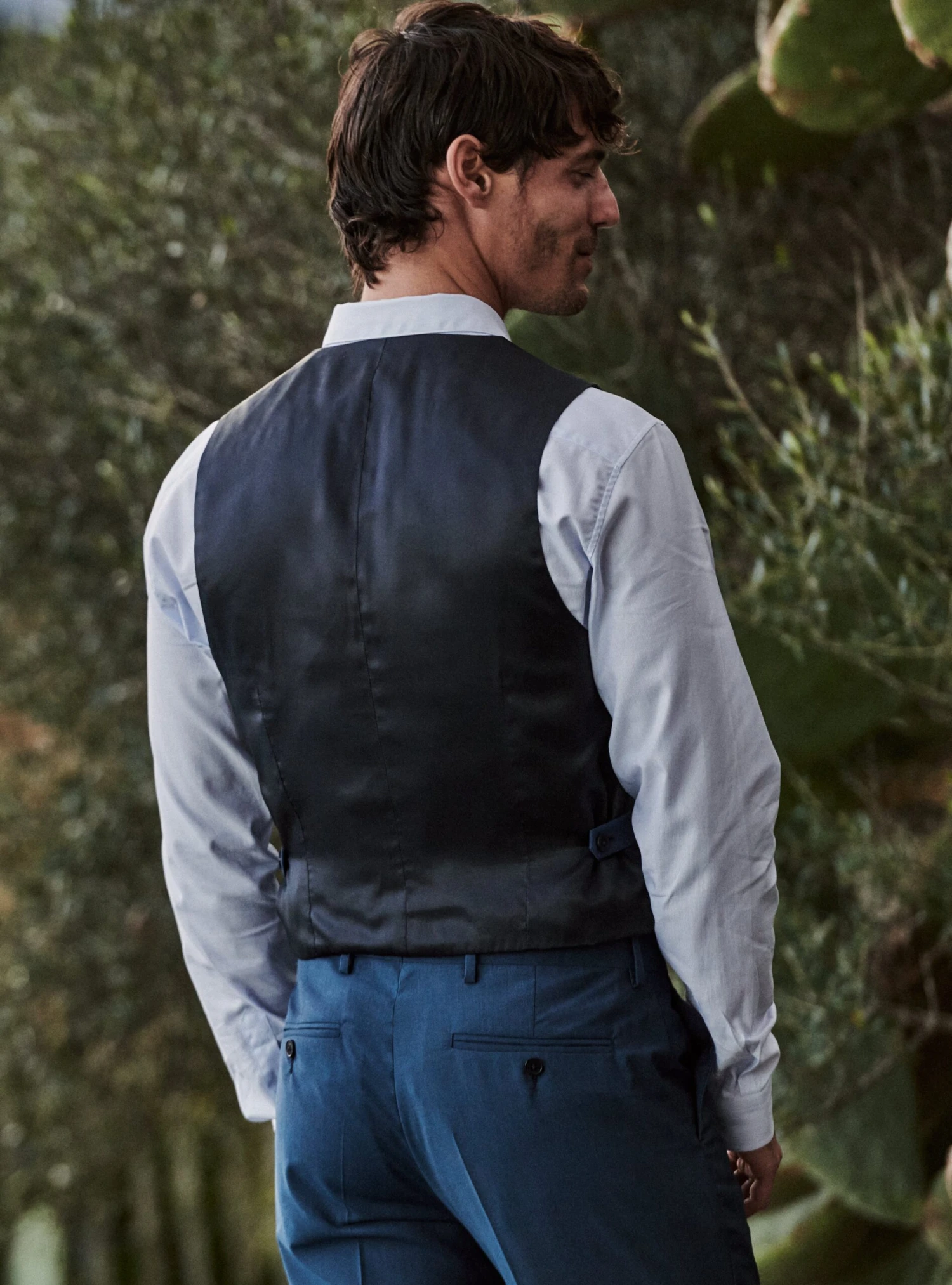 Gilet De Costume En Laine Gekko Cobalt 4 Gilet De Costume En Laine Gekko Cobalt – Image 2