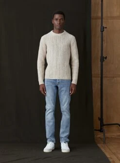 Jean Slim New Mick Bleached 13 Jean Slim New Mick Bleached -BALIBARIS Boutique JEA1307NMICKBLEACHED M1