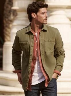 Surchemise John Tilleul -BALIBARIS Boutique SUR1906JOHNTILLEUL M1