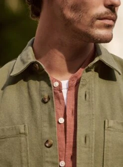 Surchemise John Tilleul -BALIBARIS Boutique SUR1906JOHNTILLEUL M3