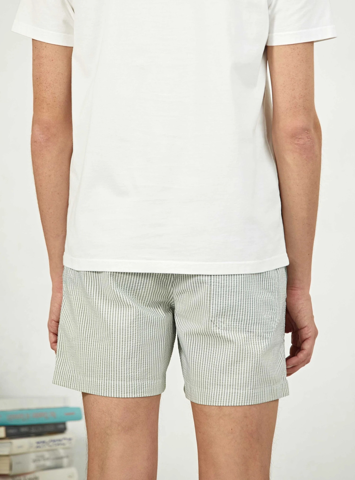 Maillot De Bain Nery Rayé Matcha 5 Maillot De Bain Nery Rayé Matcha – Image 3