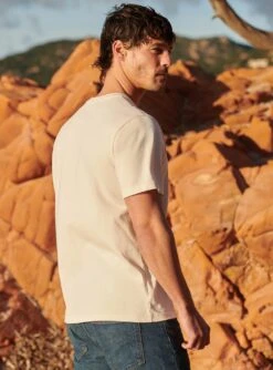 T-Shirt Mitch Creme -BALIBARIS Boutique TSH1905MITCHCREME ECOM M2