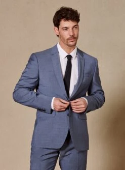 Veste De Costume En Laine Jones Celeste