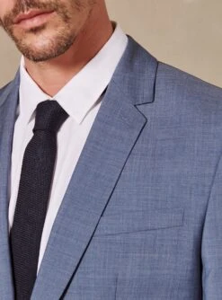 Veste De Costume En Laine Jones Celeste -BALIBARIS Boutique VEC1905JONESCELESTE M3