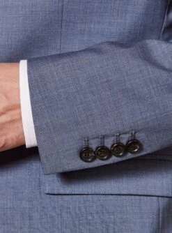 Veste De Costume En Laine Jones Celeste -BALIBARIS Boutique VEC1905JONESCELESTE M4