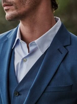 Veste De Costume En Laine Gekko Cobalt -BALIBARIS Boutique VEC1919GEKKOCOBALT ECOM M3