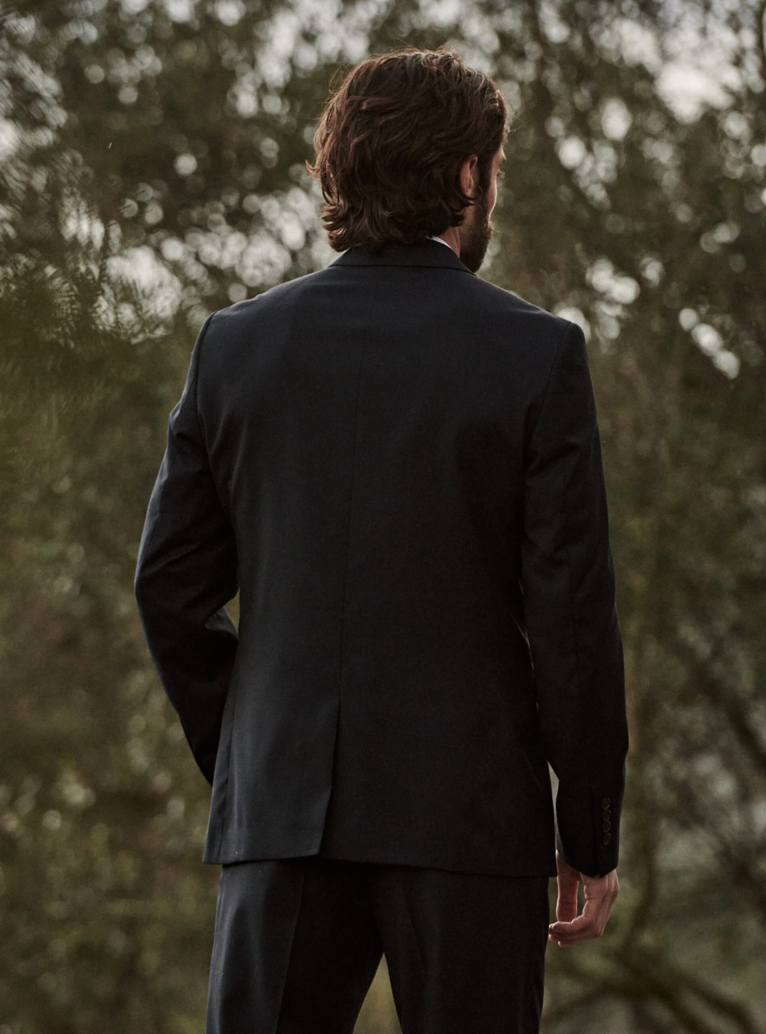 Veste De Costume En Laine Gekko Navy 4 Veste De Costume En Laine Gekko Navy – Image 2