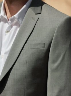 Veste De Costume En Laine Jones Gris -BALIBARIS Boutique VEC1935JONESGREY2