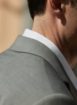 Veste De Costume En Laine Jones Gris -BALIBARIS Boutique VEC1935JONESGREY4