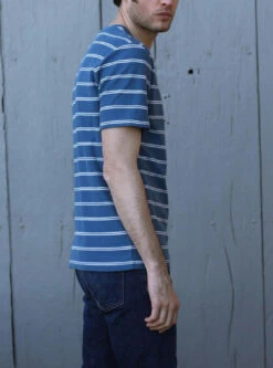 T-shirt Malo Rayé Bleu Berlin 9 T-shirt Malo Rayé Bleu Berlin -BALIBARIS Boutique t shirt malo bleu berlin tsh1306 3